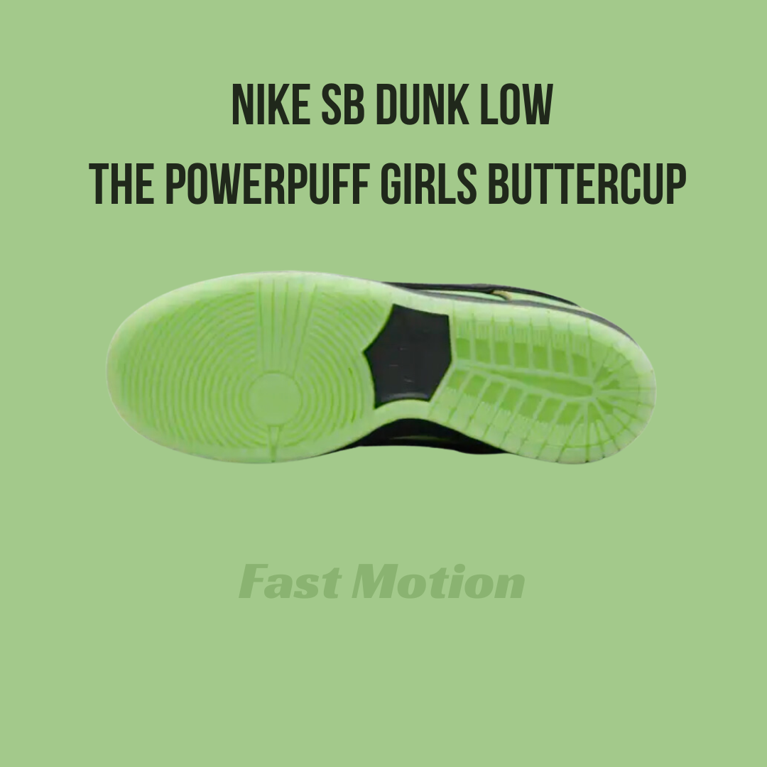 Nike SB Dunk low The Powerpuff Girls Buttercup