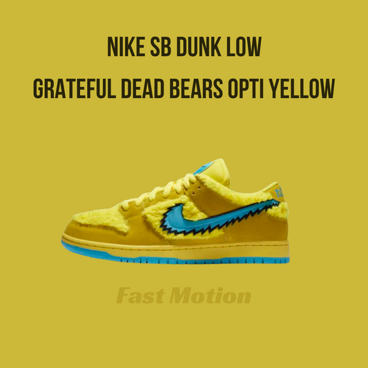 SB Dunk low Grateful Dead Bears Opti Yellow