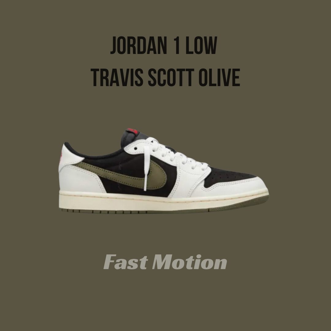 Jordan 1 Low Travis Scott Olive