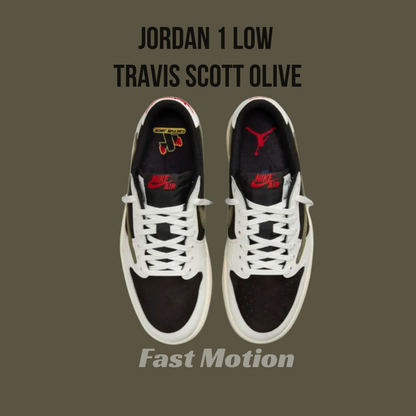 Jordan 1 Low Travis Scott Olive