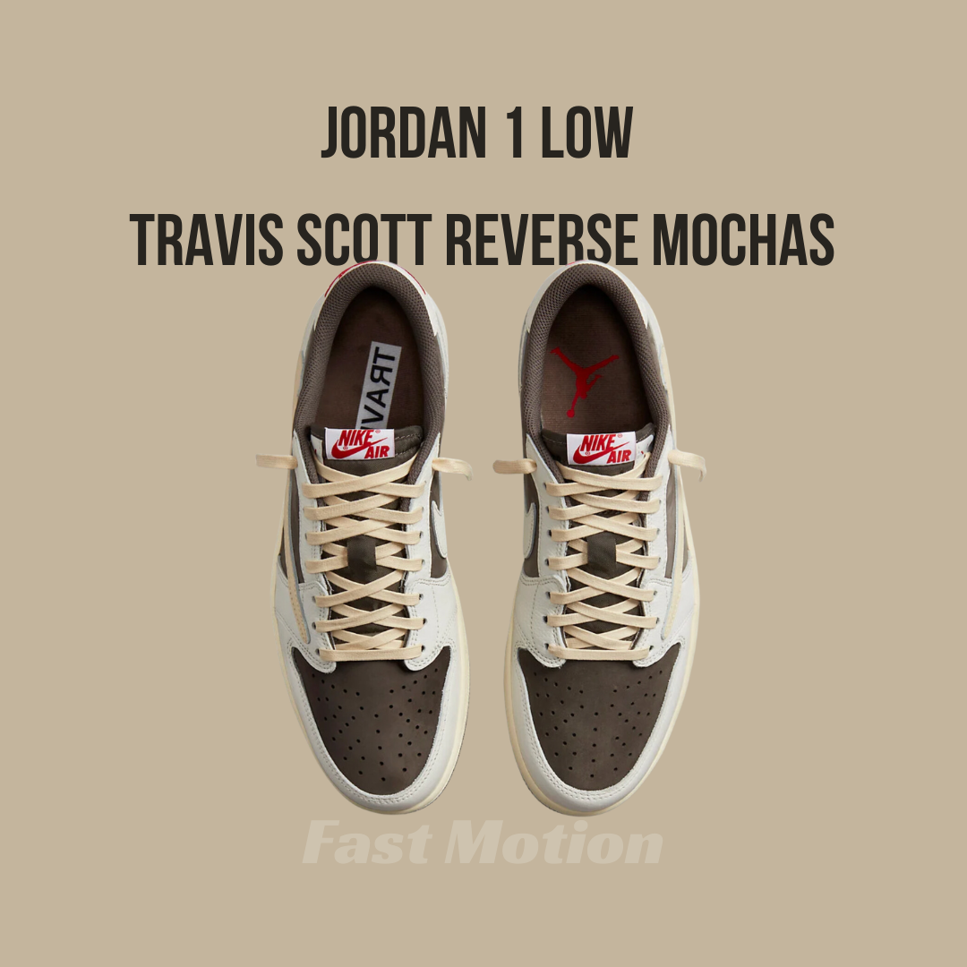 Jordan 1 Low Travis Scott Reverse Mocha